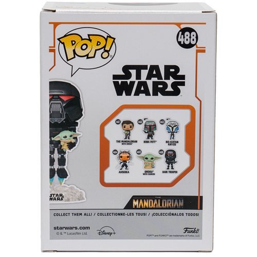  Funko Pop! Star Wars: Mandalorian 4 Pack,  Exclusive,  Glow in The Dark : Toys & Games