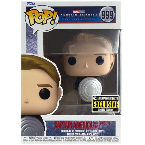 Funko Pop! Marvel : Captain America with Prototype Shield - Entertainment Earth Exclusive