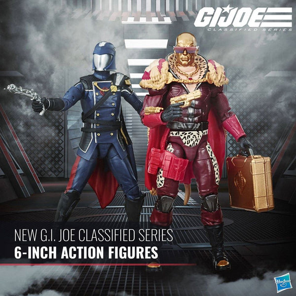 Hasbro G.I. Joe Classified Series Cobra Commander Action Figure 06 Collectible Premium Toy, Multiple Accessories, 6-Inch Scale, Custom Package Art