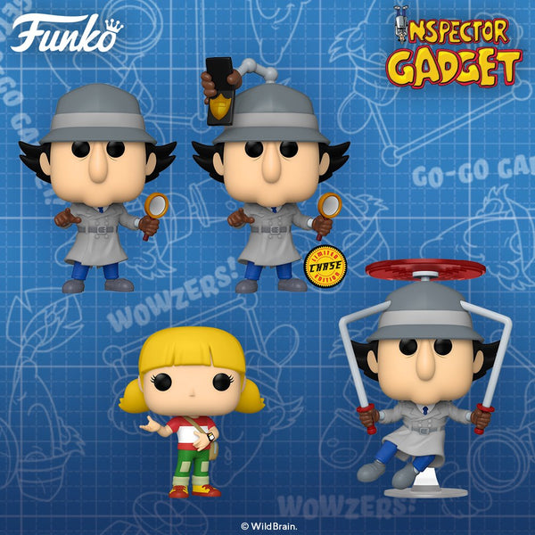 Funko Pop! Animation: Inspector Gadget - Inspector Gadget Flying Vinyl Figure