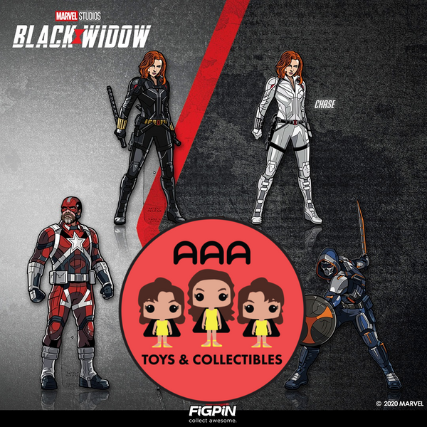 FiGPiN Classic: Black Widow - Bundle of 4 (With Chase) (#398, #399, #401, #402)