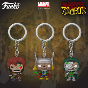 Funko Pop! Keychain: Marvel Zombies - Bundle of 3