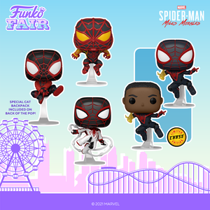 Funko Pop! Games: Marvel’s Spider-Man: Miles Morales - Bundle of 10, Includes Chase)