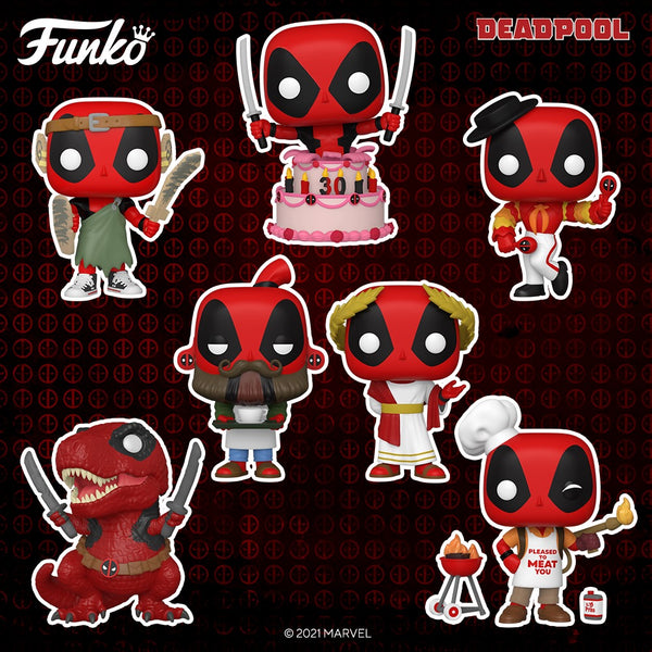 Funko POP! Marvel: Deadpool 30th Anniversary - Flamenco Deadpool