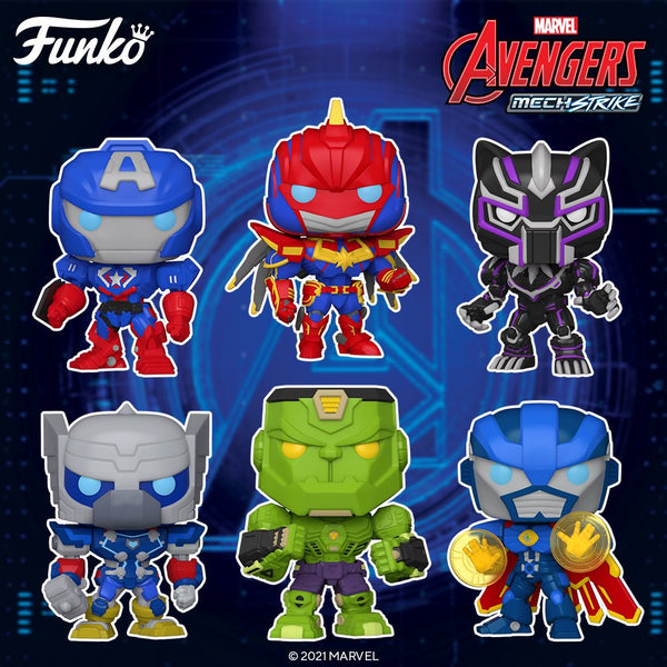 Funko Pop! Marvel: Marvel Mech - Bundle of 6 Pops!