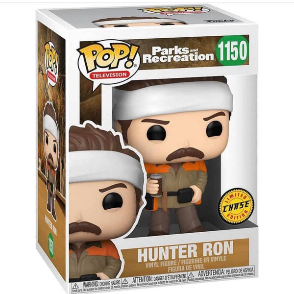 Funko Pop! TV: Parks and Recreation - Hunter Ron - Chase Bundle