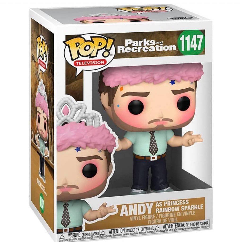 Funko Pop! TV: Parks and Recreation - Andy as Princess Rainbow Sparkle