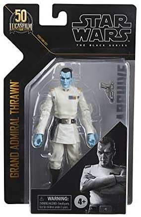 STAR WARS The Black Series Archive Grand Admiral Thrawn Toy 6-Inch-Scale Rebels Collectible Figure