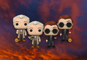 Funko Pop! TV: Good Omens - 4 Pop Bundle (2 Commons & 2 Chases)