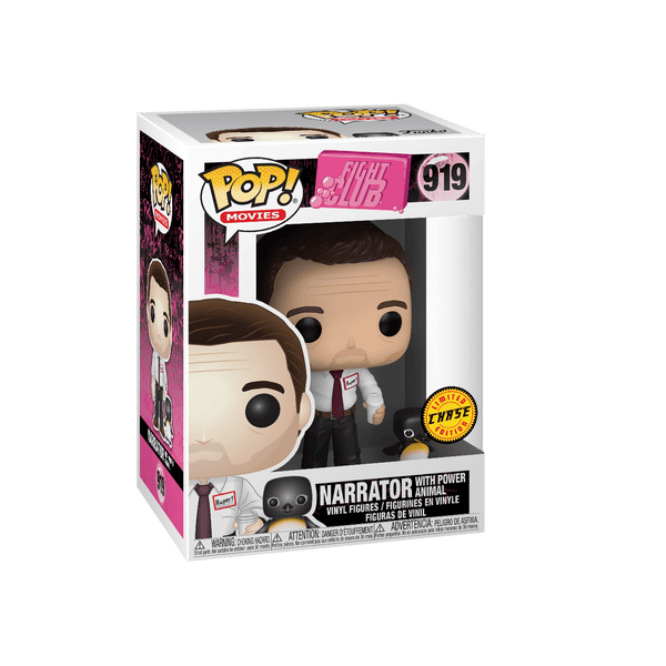 Fight Club Narrator with Power Animal Pop! Vinyl Figure (Chase)