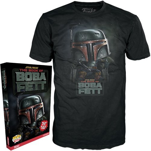Pop! Tees: Star Wars - The Book of Boba Fett - May the 4th Be With You Boba Fett
