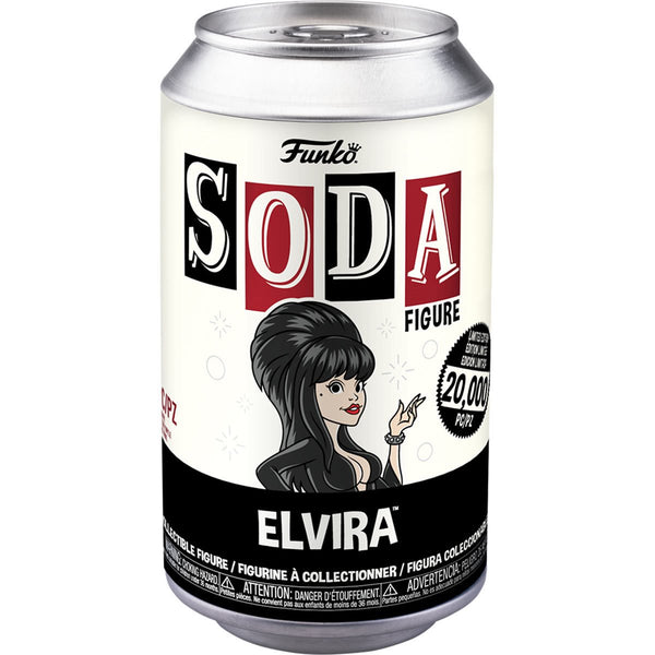 Funko Soda - Elvira Vinyl Soda Figure - Entertainment Earth Exclusive