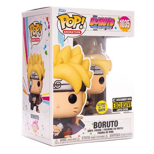 Funko Pop! Animation: Boruto with Marks Glow-In-The-Dark - Entertainment Earth Exclusive