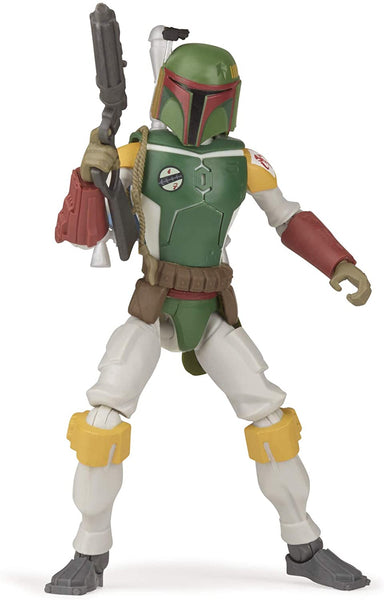 Star Wars Galaxy of Adventures Boba Fett Toy 5-inch Scale Action Figure with Fun Projectile Feature