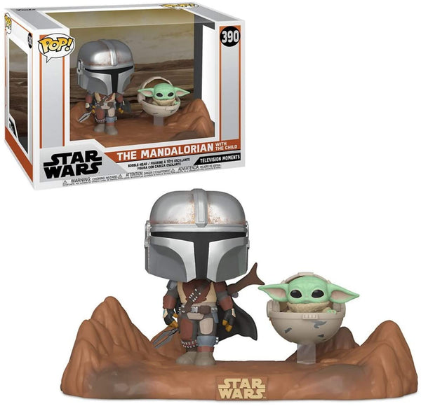 Funko Pop! Moment Star Wars: The Mandalorian - Mandalorian and The Child Vinyl Bobblehead