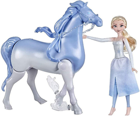 Frozen 2 Swim and Walk Nokk Horse with Elsa Doll