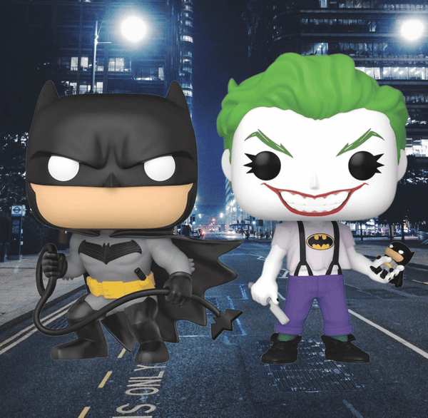 Batman White Knight Batman and Joker Pop! Vinyl Figure 2-Pack - SDCC 2021 Previews Exclusive