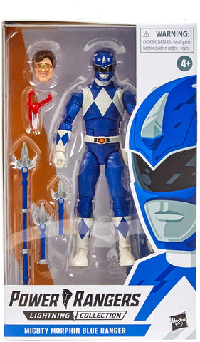 Power Rangers Lightning Collection Mighty Morphin Blue Ranger 6-Inch Premium Collectible Action Figure Toy