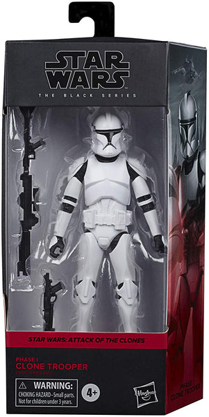 STAR WARS The Black Series Phase I Clone Trooper Toy 6-Inch Scale The Clone Wars Collectible Action Figure