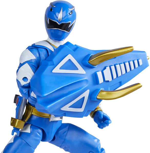 Power Rangers Lightning Collection Dino Thunder Blue Ranger 6-Inch Premium Collectible Action Figure Toy with Accessories