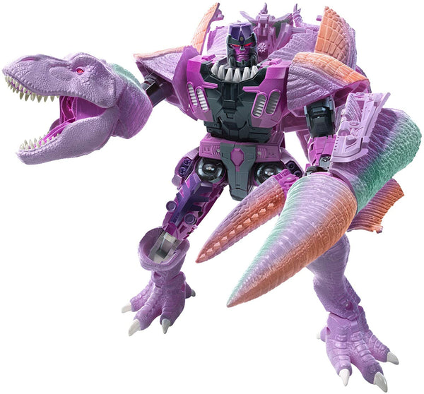 Transformers Toys Generations War for Cybertron: Kingdom Leader WFC-K10 Megatron (Beast) Action Figure - Kids Ages 8 and Up, 7.5-inch