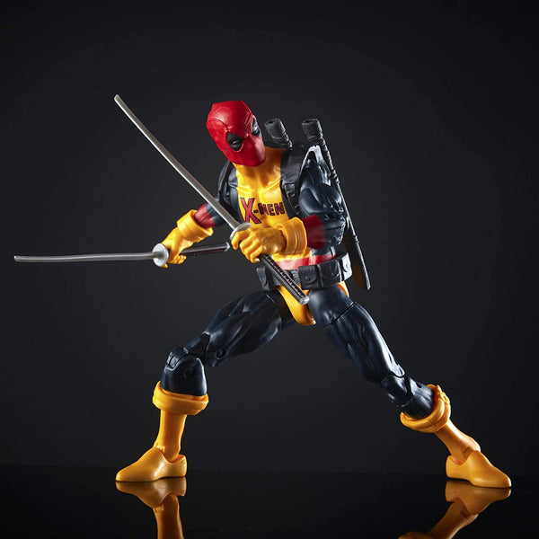 Hasbro Marvel Legends Series 6-inch Deadpool Collection Deadpool Action Figure (Deadpool 2) Toy Premium Design and 5 Accessories