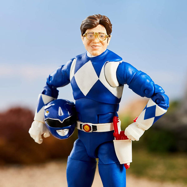 Power Rangers Lightning Collection Mighty Morphin Blue Ranger 6-Inch Premium Collectible Action Figure Toy
