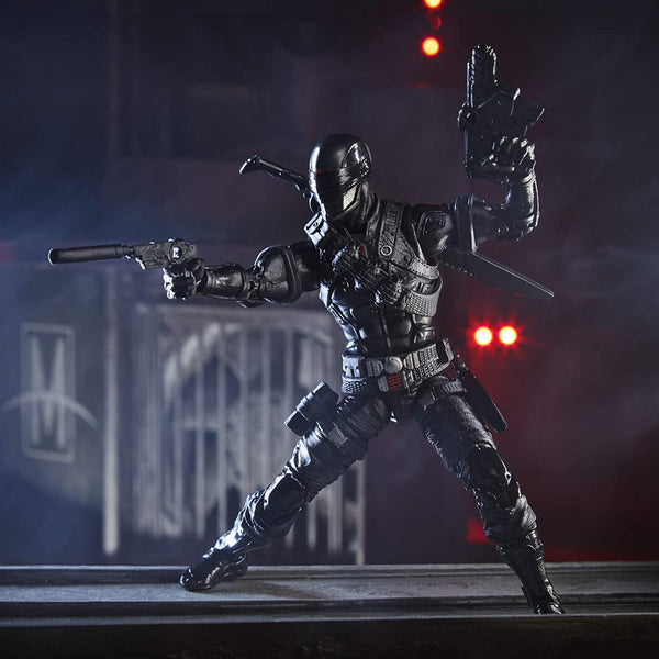 Hasbro G.I. Joe Classified Series Snake Eyes Action Figure 02 Collectible Premium Toy with Multiple Accessories 6-Inch Scale with Custom Package Art