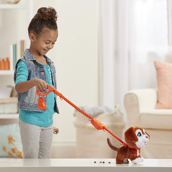 furReal Poopalots Big Wags Interactive Pet Toy, Connectible Leash System, Ages 4 and Up - Pup