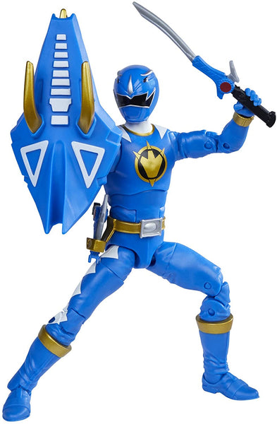 Power Rangers Lightning Collection Dino Thunder Blue Ranger 6-Inch Premium Collectible Action Figure Toy with Accessories