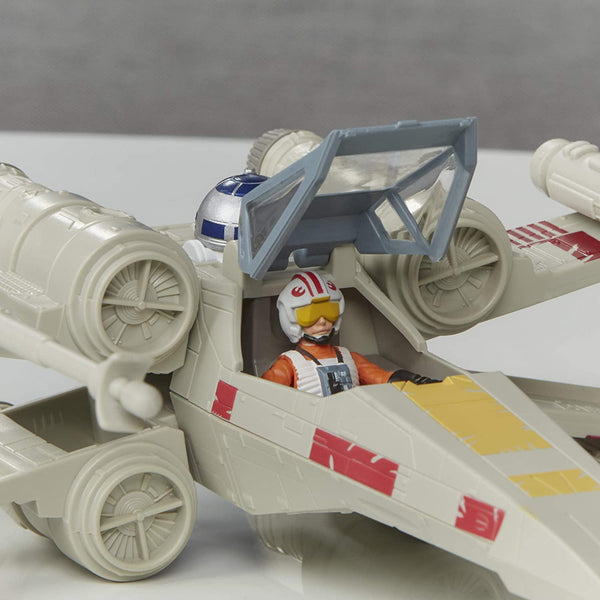 Star Wars Mission Fleet Stellar Class Luke Skywalker X-Wing Fighter 2.5-Inch-Scale Figure and Vehicle