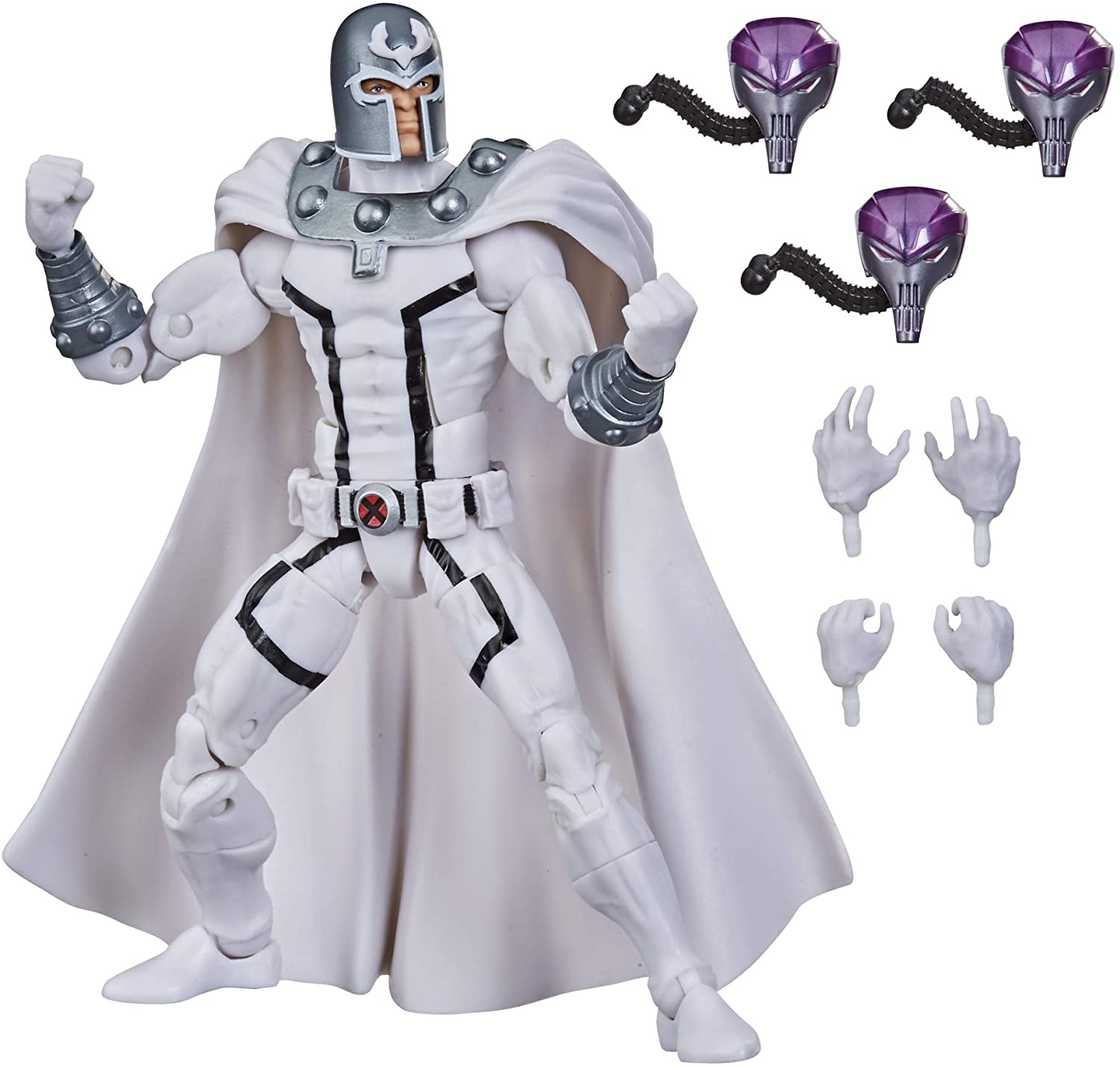 Hasbro Marvel Legends X-Men Series 6-inch Collectible Magneto Action Figure Toy, Premium Detail and 2 Accessories