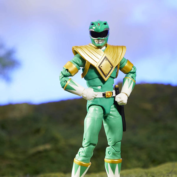 Power Rangers Lightning Collection Mighty Morphin Green Ranger 6-Inch Premium Collectible Action Figure Toy with Accessories