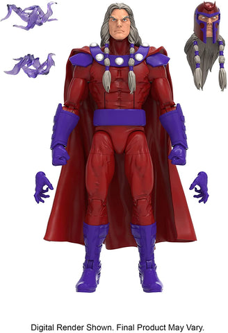 Hasbro Marvel Legends Series 6-inch Scale Action Figure Toy Magneto, Premium Design, 1 Figure, and 5 Accessories