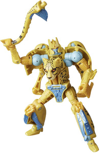 Transformers Toys Generations War for Cybertron: Kingdom Deluxe WFC-K4 Cheetor Action Figure - Kids Ages 8 and Up, 5.5-inch