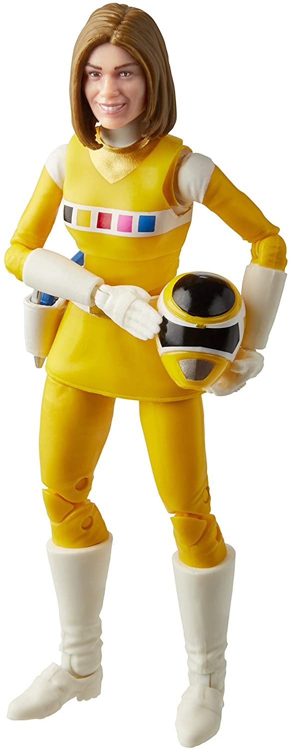 Power Rangers Lightning Collection in Space Yellow Ranger 6-Inch Premium Collectible Action Figure Toy with Accessories