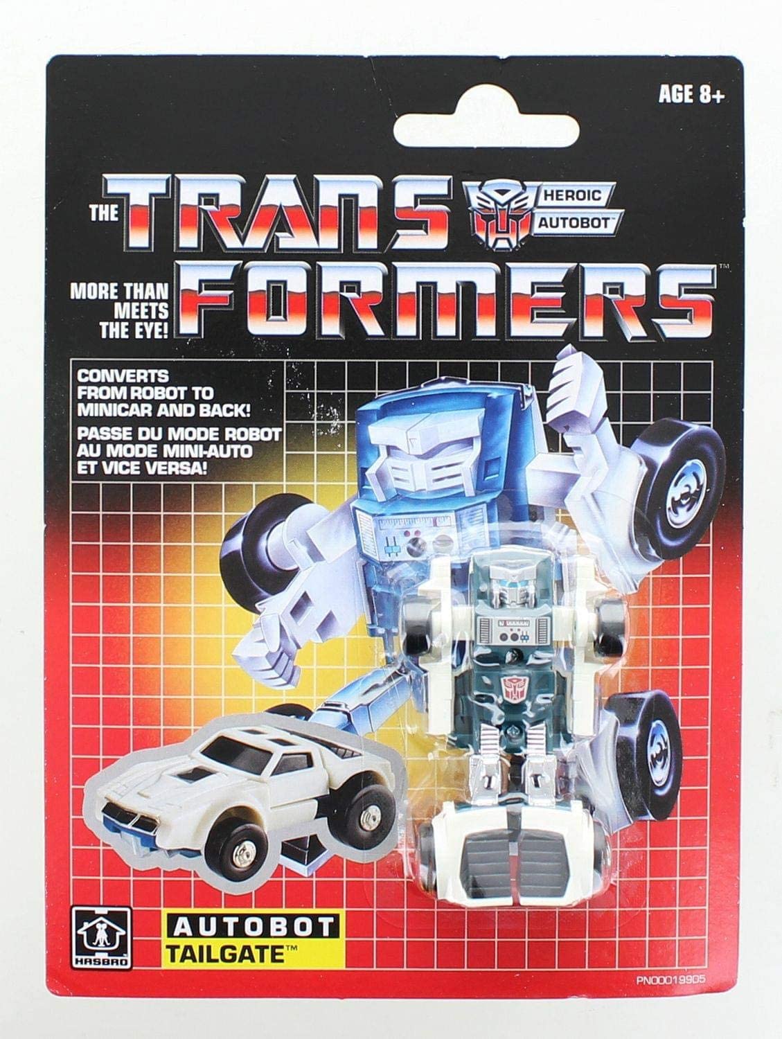 Transformers G1 Reissue Exclusive Heroic Autobot Tailgate 3" Action Figure
