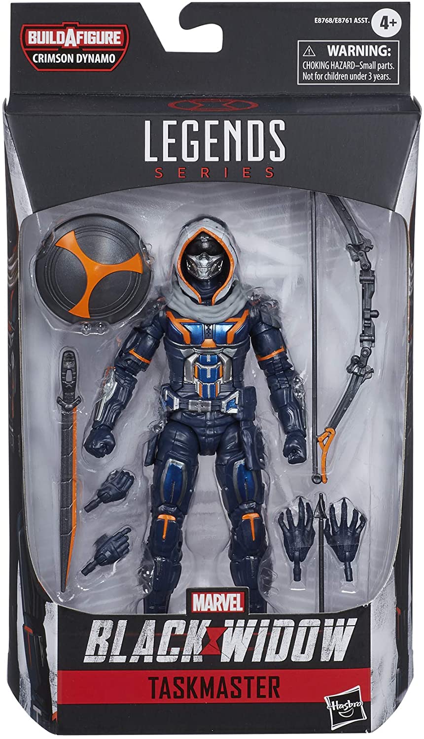 Marvel Hasbro Black Widow Legends Series 6-inch Collectible Taskmaster Action Figure Toy, Premium Design, 5 Accessories, Ages 4 and Up