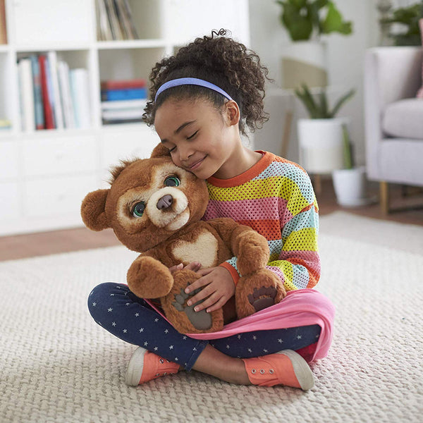 FurReal Cubby, The Curious Bear Interactive Plush Toy, Ages 4 and Up