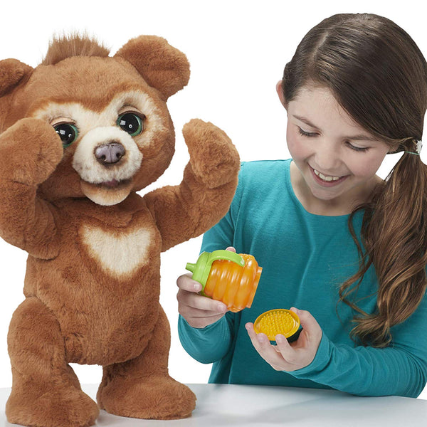 FurReal Cubby, The Curious Bear Interactive Plush Toy, Ages 4 and Up