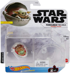 Hot Wheels Star Wars The Child Hover Pram Inspired by “The Mandalorian” with Flight Stand for Display