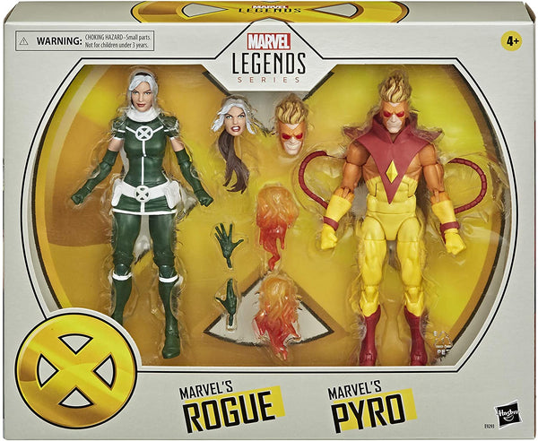 X-Men Marvel Legends Rogue and Pyro 6-Inch Action Figure 2-Pack