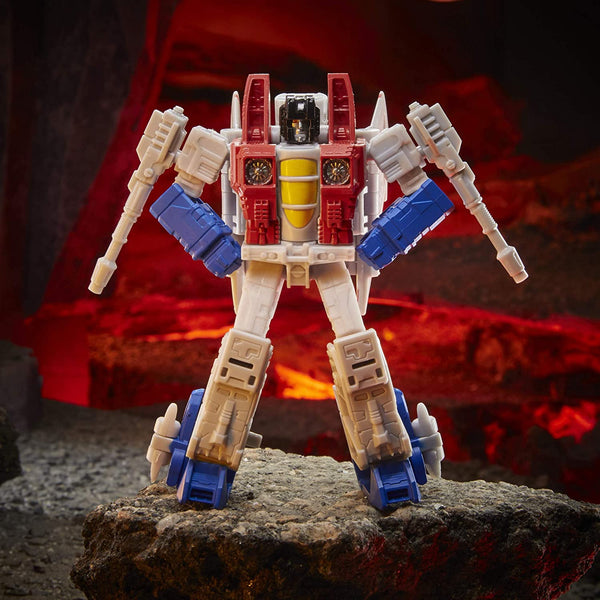Transformers Toys Generations War for Cybertron: Kingdom Core Class WFC-K12 Starscream Action Figure - Kids Ages 8 and Up, 3.5-inch