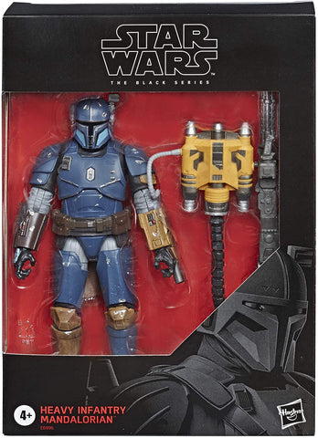 Star Wars The Black Series Heavy Infantry Mandalorian Toy 6-inch Scale The Mandalorian Collectible Deluxe Action Figure, Kids Ages 4 and Up