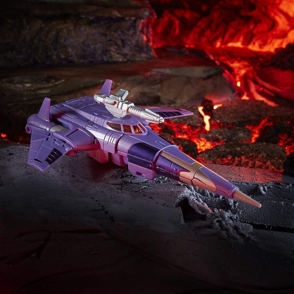 Transformers Toys Generations War for Cybertron: Kingdom Voyager WFC-K9 Cyclonus Action Figure - Kids Ages 8 and Up, 7-inch