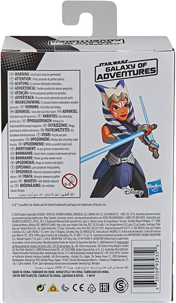 Star Wars Galaxy of Adventures Ahsoka Tano Toy 5-Inch-Scale Action Figure with Fun Lightsaber Accessory Feature