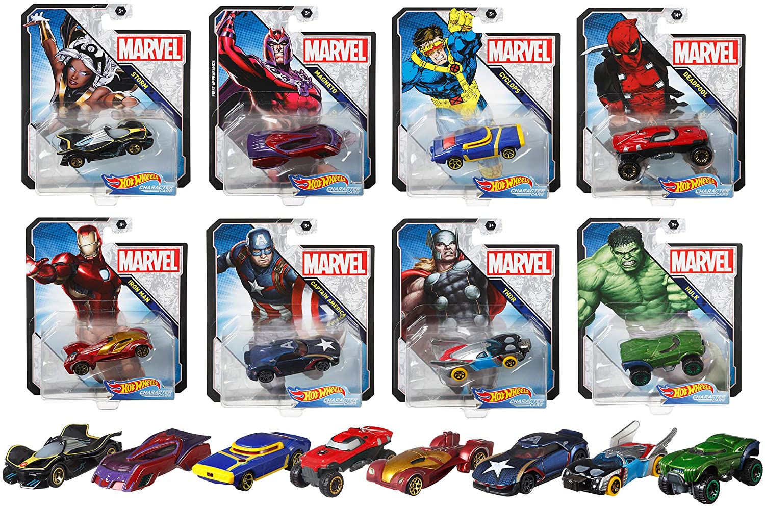 Hot Wheels, Marvel, popular Character Cars