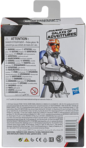 Star Wars Galaxy of Adventures Ahsoka’s Clone Trooper Toy 5-Inch-Scale Action Figure with Fun Blaster Accessory Feature