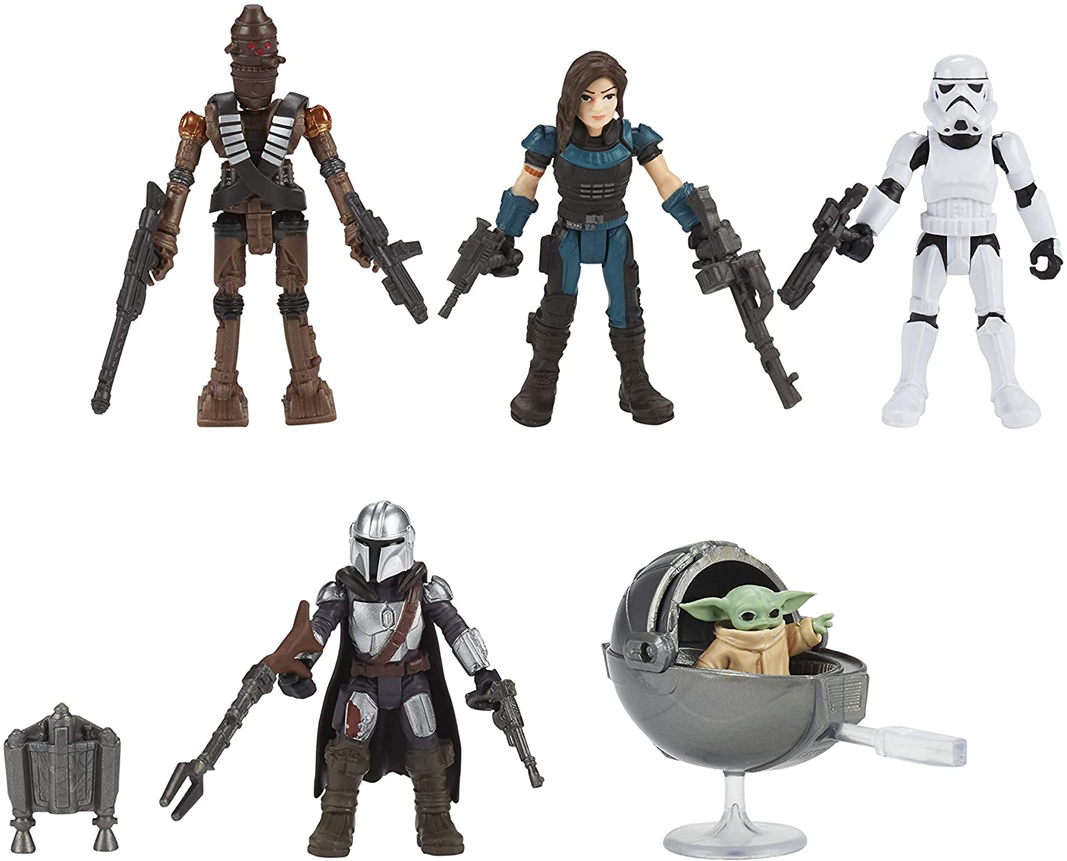 STAR WARS Mission Fleet Defend The Child 2.5-Inch-Scale Figure 5-Pack with Accessories