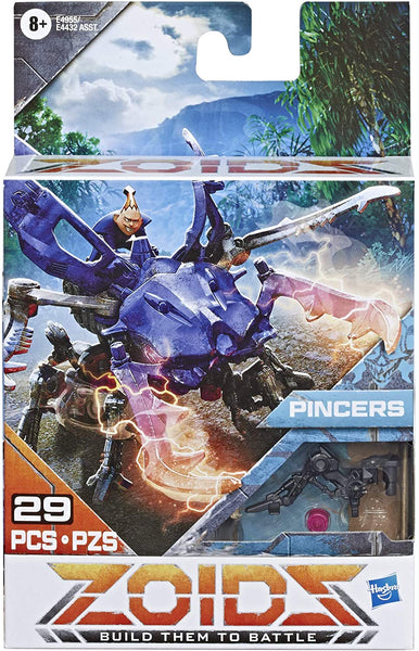 ZOIDS Mega Battlers Pincers - Beetle-Type Buildable Beast Figure, Wind-Up Motion - Kids Toys Ages 8 and Up, 29 Pieces